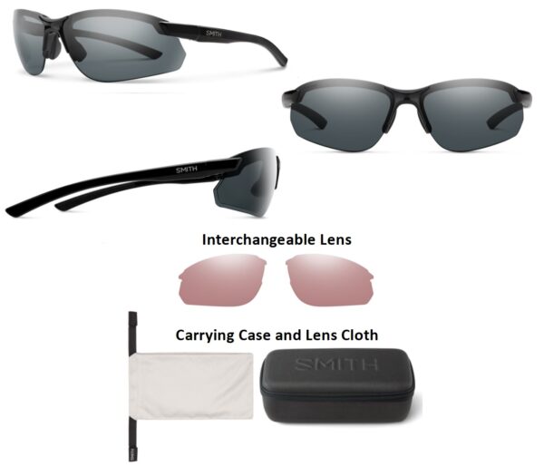 Parallel Max Sunglasses w/ Polarized Interchangeable Lenses